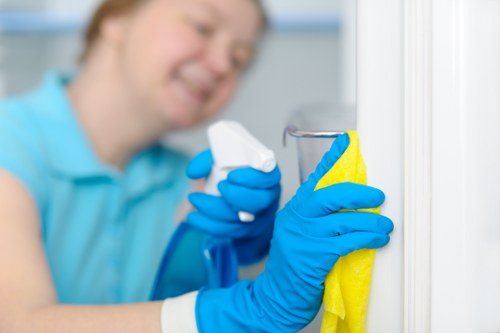 Local communal area cleaner working in Streatham shared spaces