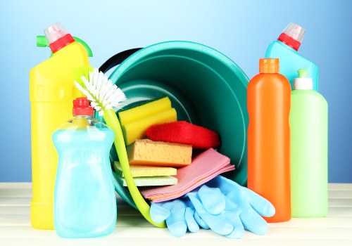 Ongoing cleaning tasks in a Streatham kitchen and living area